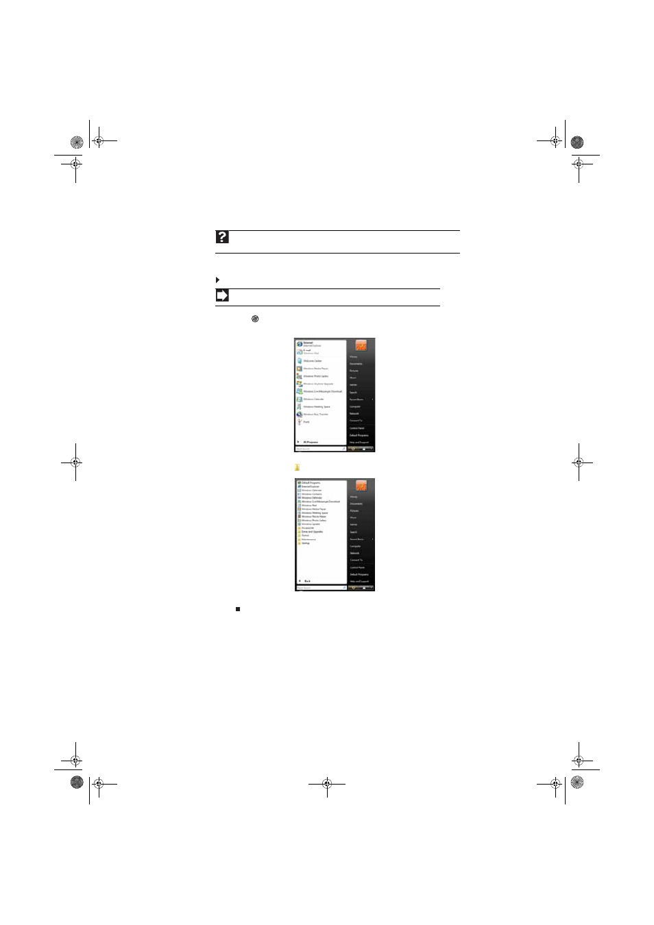 Using the start menu, To use the start menu | Gateway eMachine 3 User Manual | Page 13 / 96