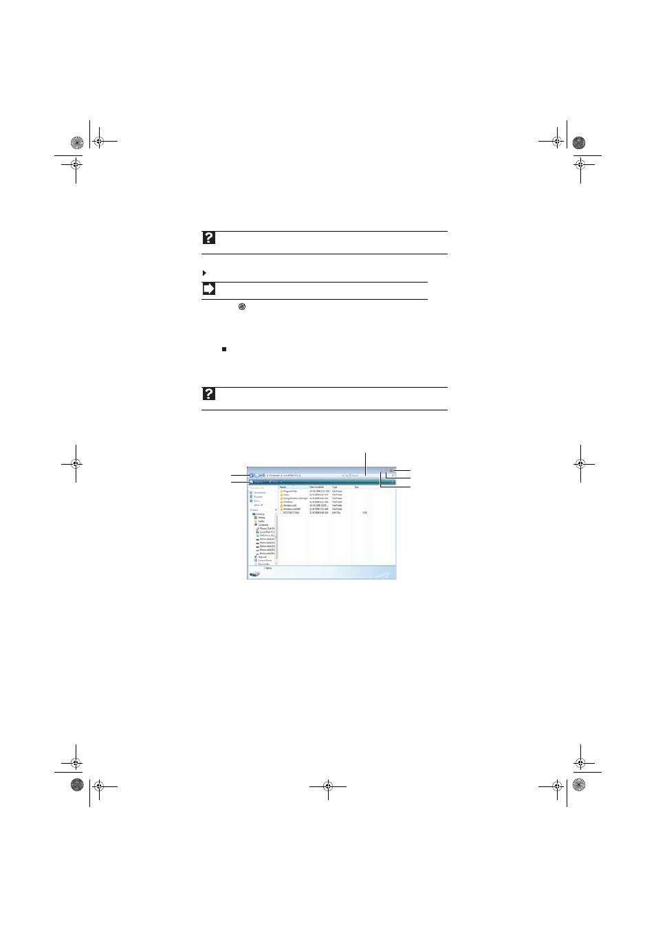 Adding icons to the desktop, To add icons to the desktop, Identifying window items | Gateway eMachine 3 User Manual | Page 14 / 96