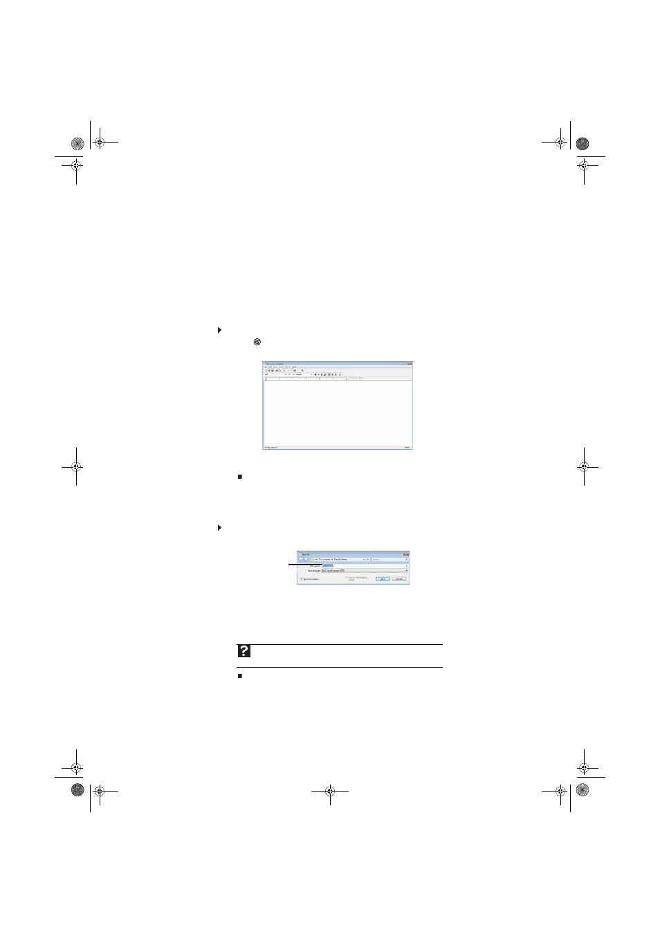 Working with documents, Creating a new document, To create a new document | Saving a document, To save a document, Creating a new document saving a document | Gateway eMachine 3 User Manual | Page 21 / 96