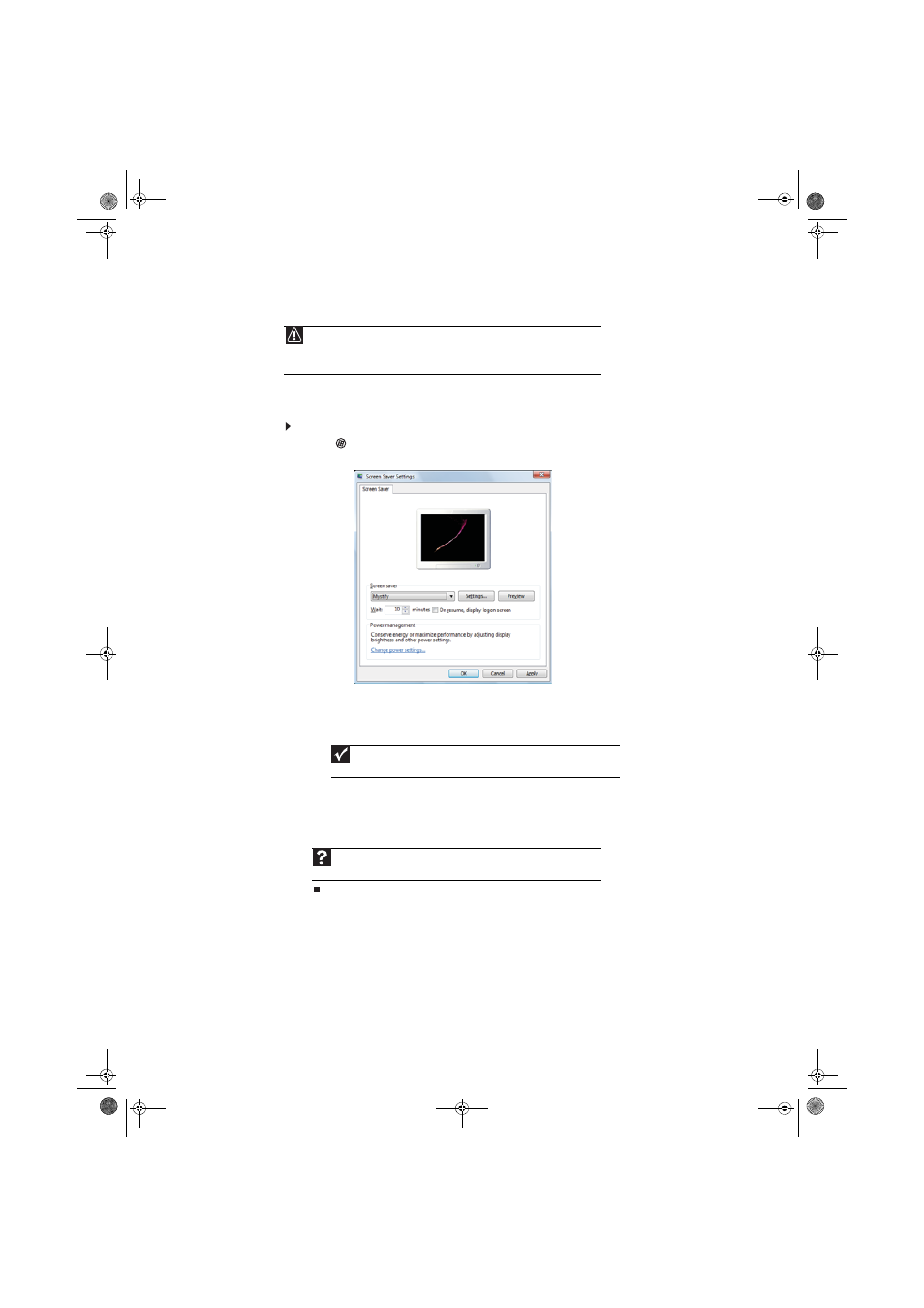 Selecting a screen saver, To select a screen saver | Gateway eMachine 3 User Manual | Page 74 / 96