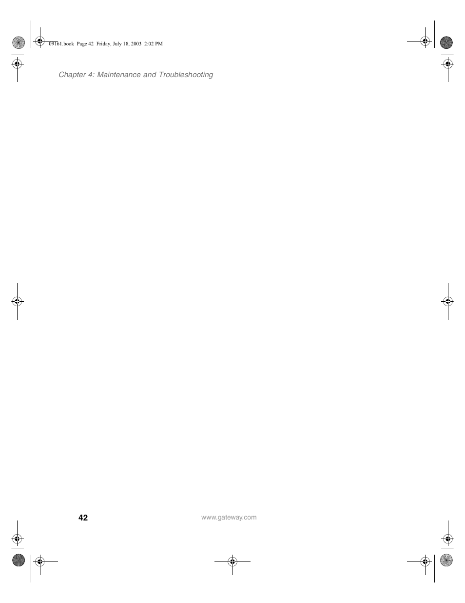 Gateway GTW-P46M103 User Manual | Page 46 / 58