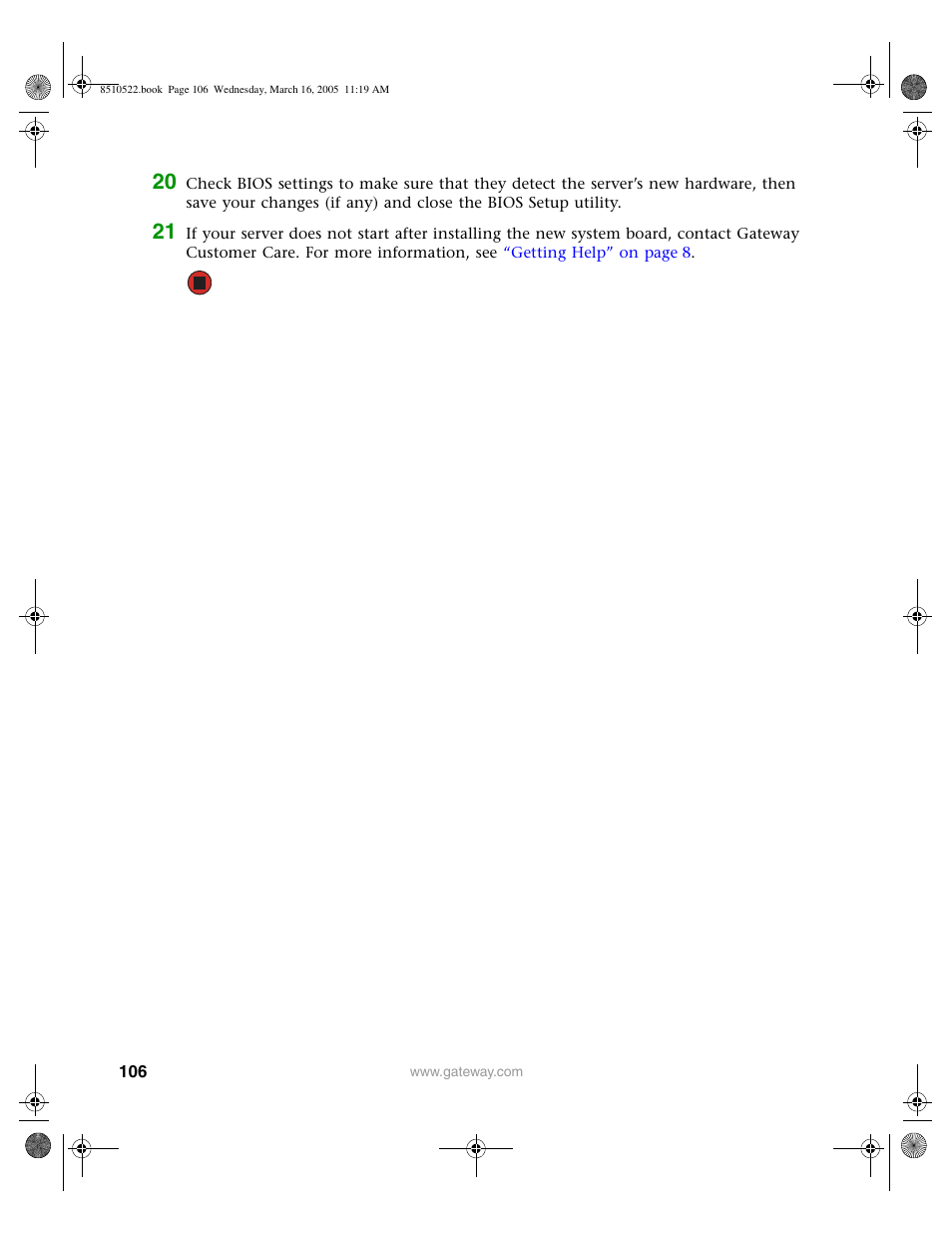 Gateway 9415 User Manual | Page 111 / 188