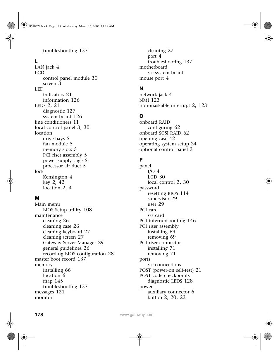 Gateway 9415 User Manual | Page 183 / 188