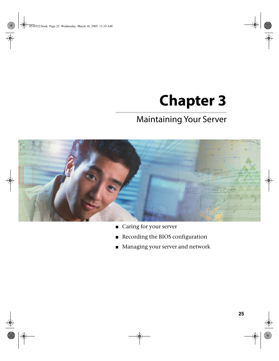 Maintaining your server, Chapter 3 | Gateway 9415 User Manual | Page 30 / 188