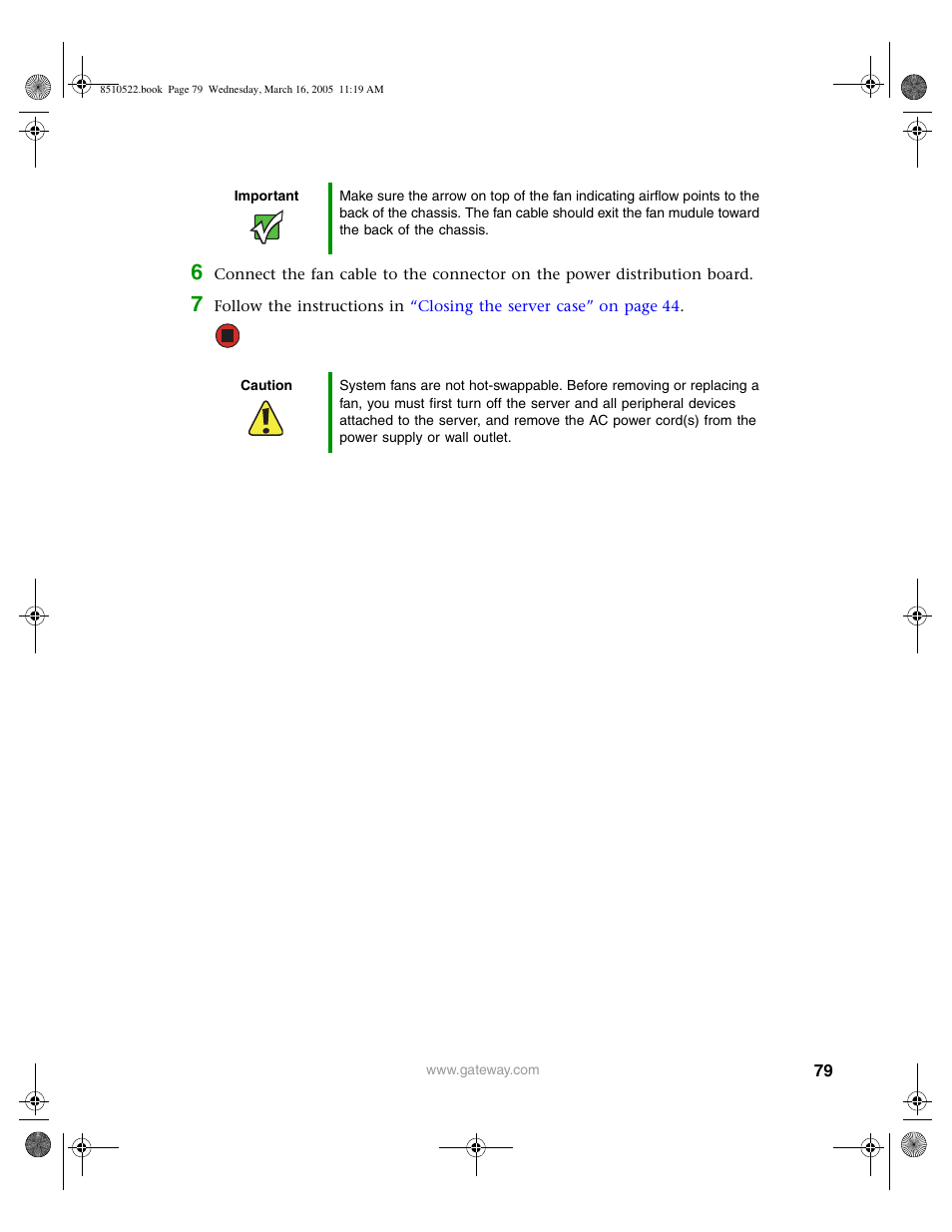 Gateway 9415 User Manual | Page 84 / 188