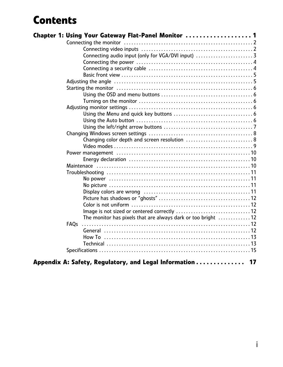 Gateway HD2202 User Manual | Page 3 / 26