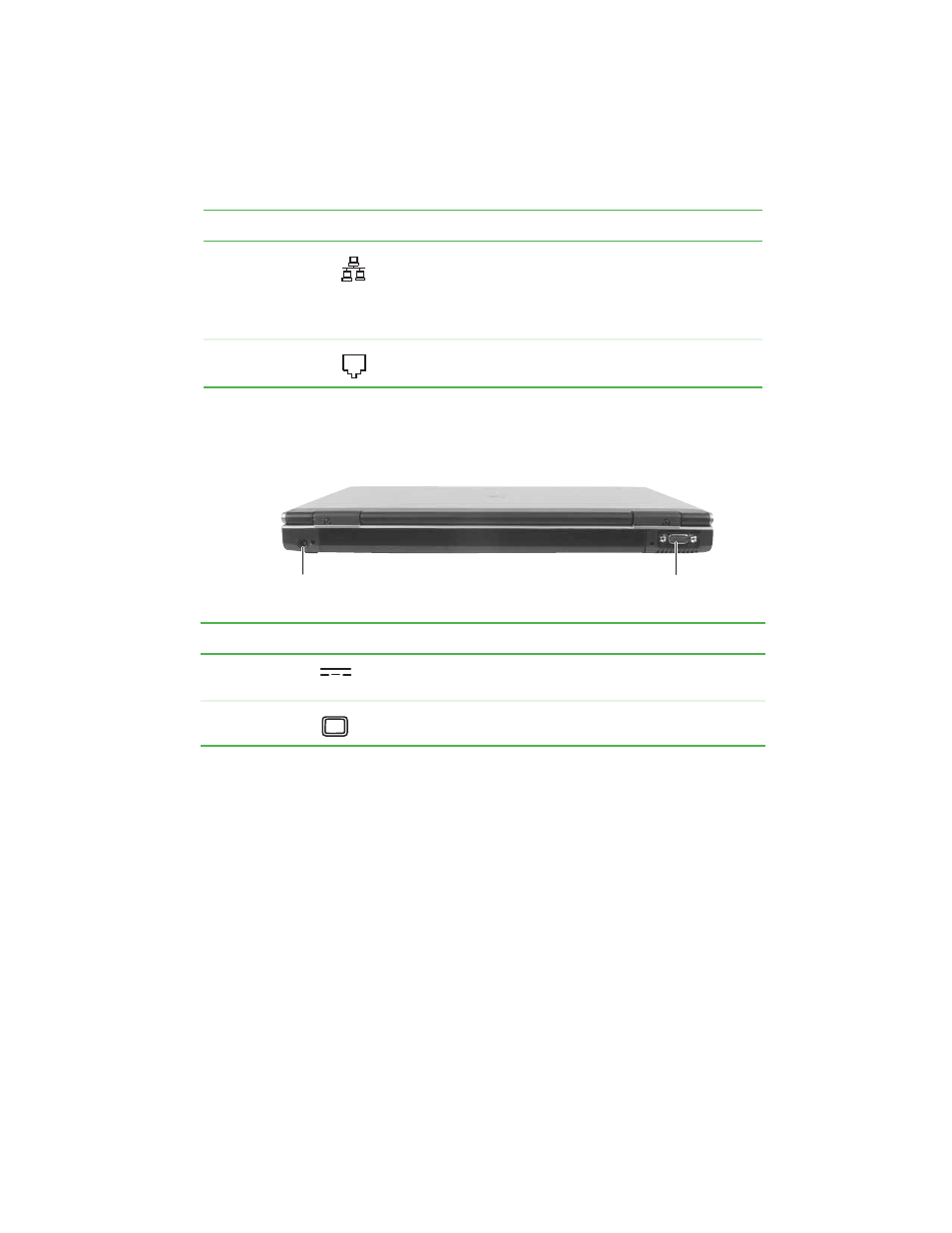 Back | Gateway M460 User Manual | Page 19 / 154