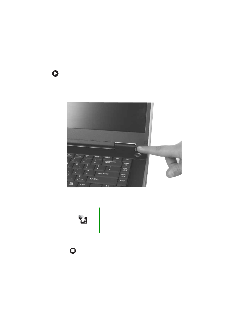 Starting your notebook | Gateway M460 User Manual | Page 33 / 154