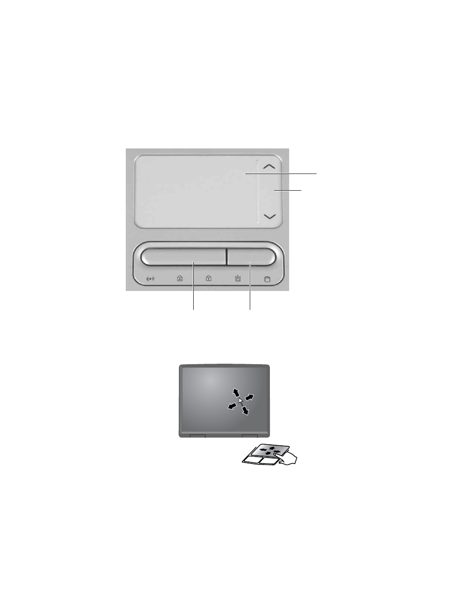 Using the ezpad touchpad, Using the ez pad touchpad | Gateway M460 User Manual | Page 41 / 154