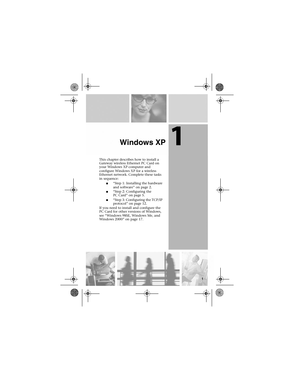 Windows xp | Gateway LWGC-220 User Manual | Page 5 / 48