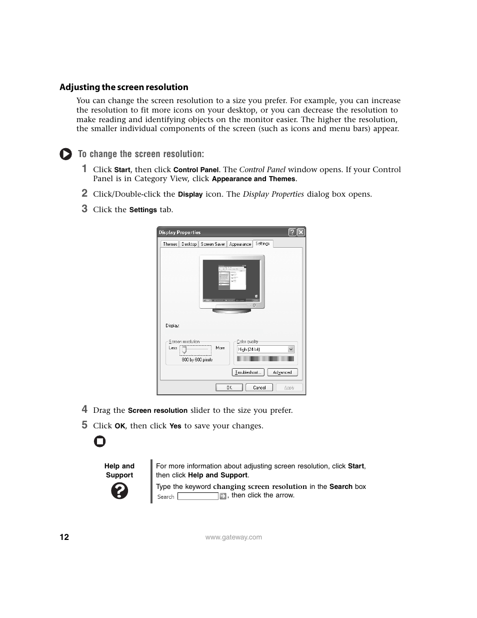 Gateway FPD1950 User Manual | Page 16 / 32