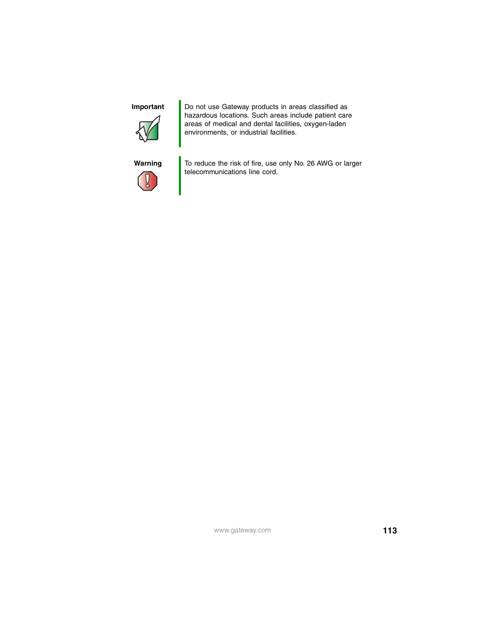 Gateway 980 User Manual | Page 118 / 131
