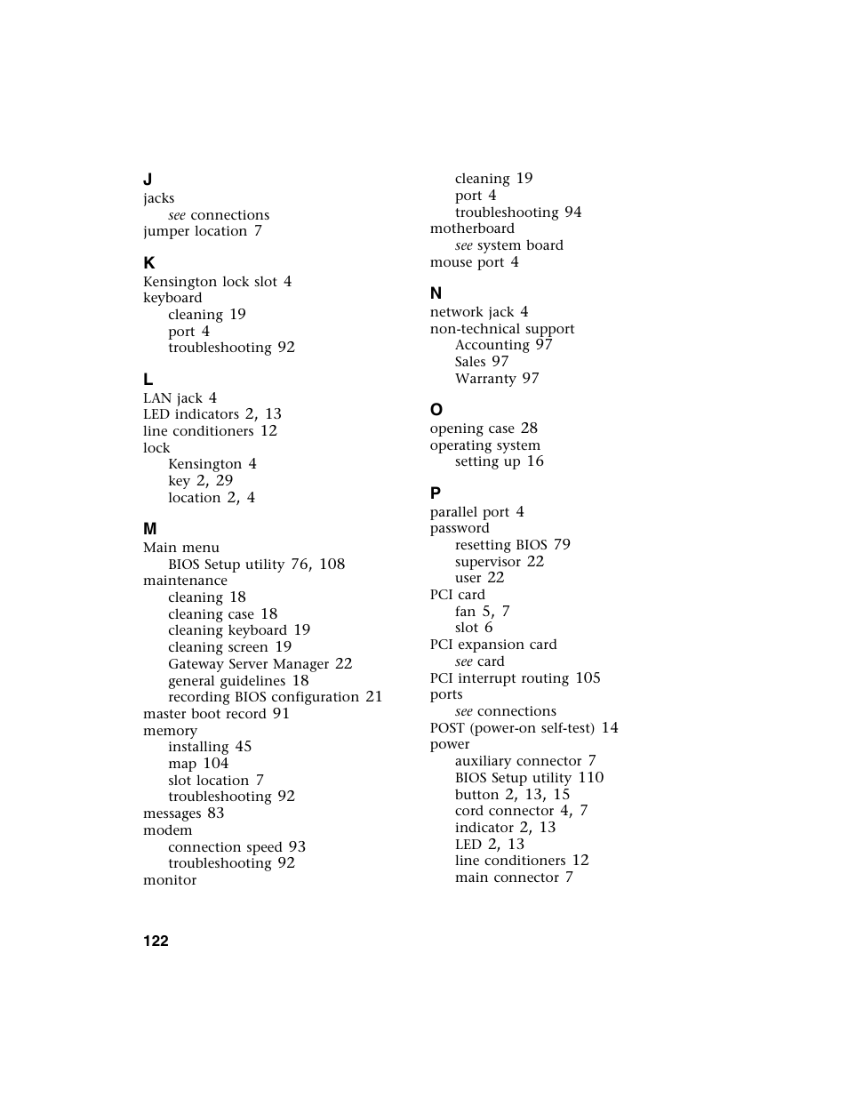 Gateway 980 User Manual | Page 127 / 131