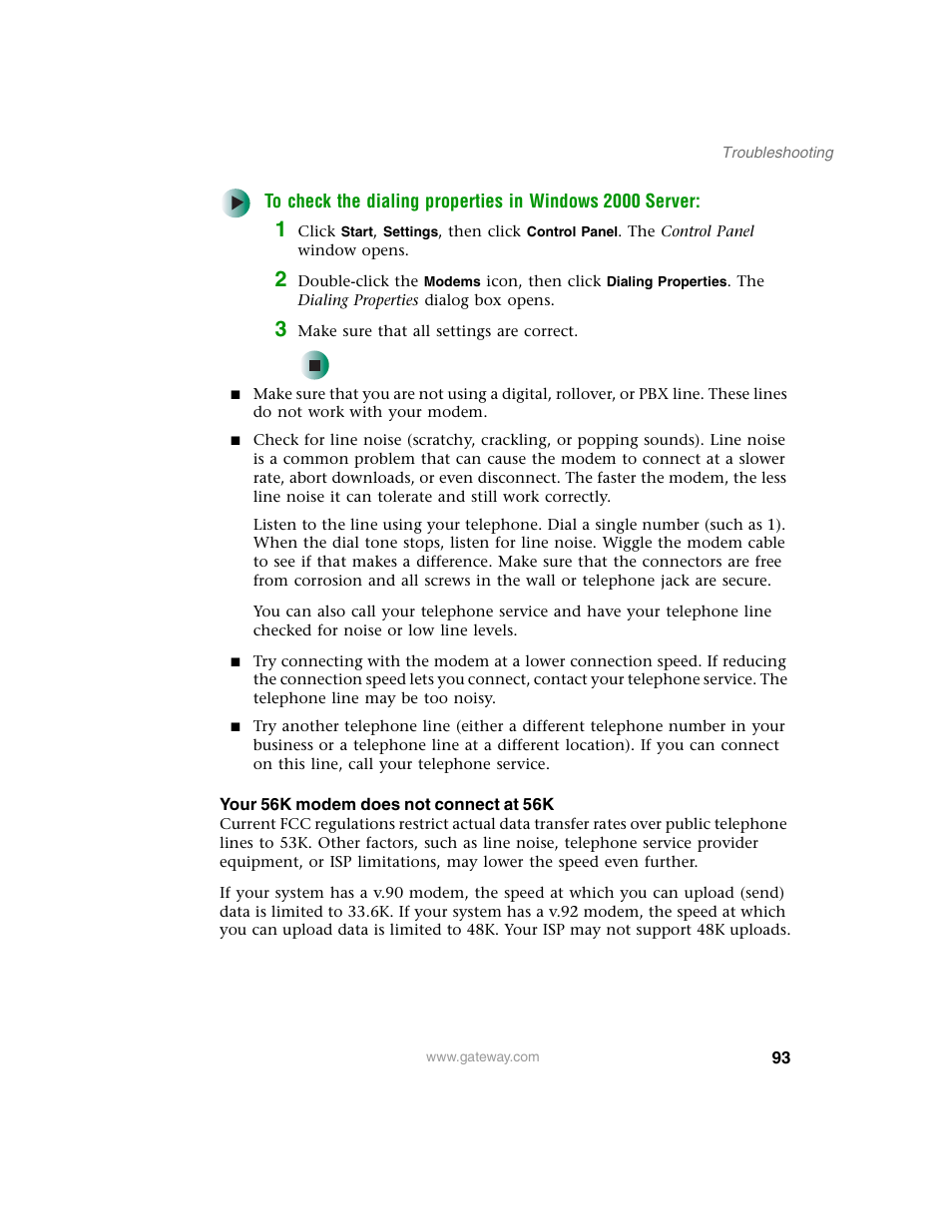 Gateway 980 User Manual | Page 98 / 131