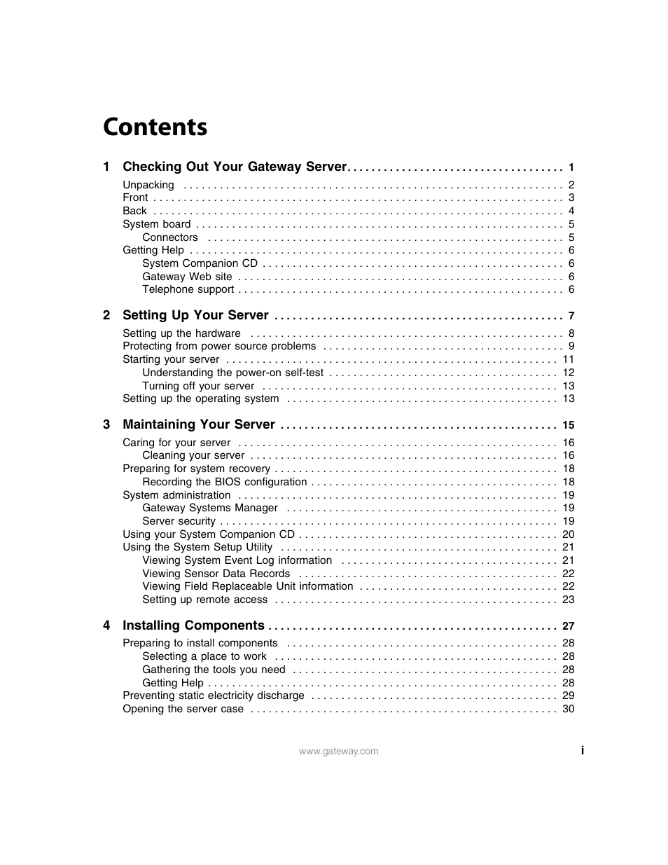 Gateway 9210 User Manual | Page 2 / 106