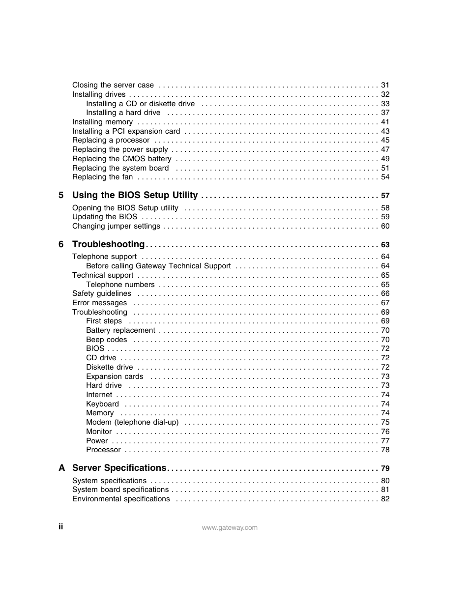 Gateway 9210 User Manual | Page 3 / 106