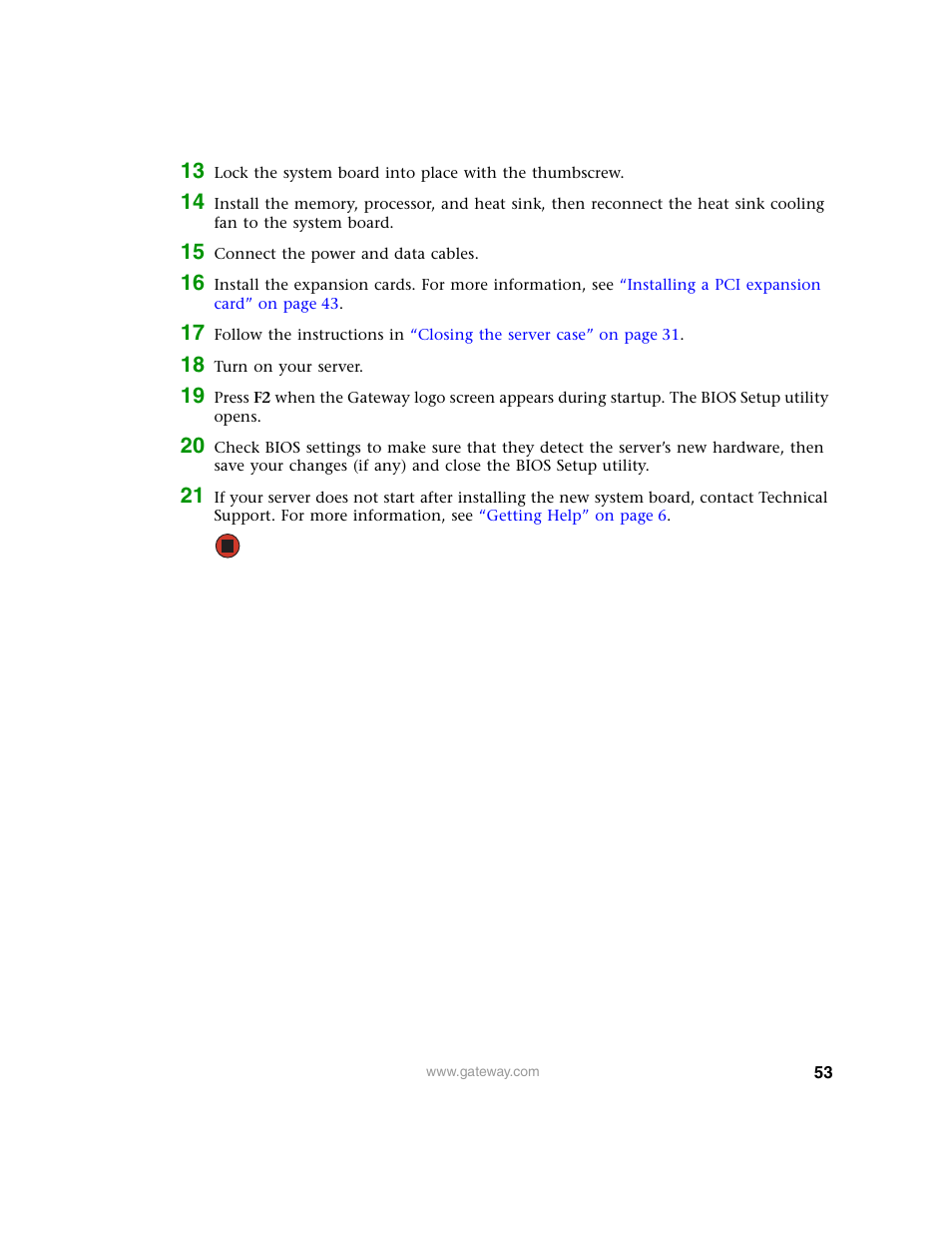 Gateway 9210 User Manual | Page 58 / 106