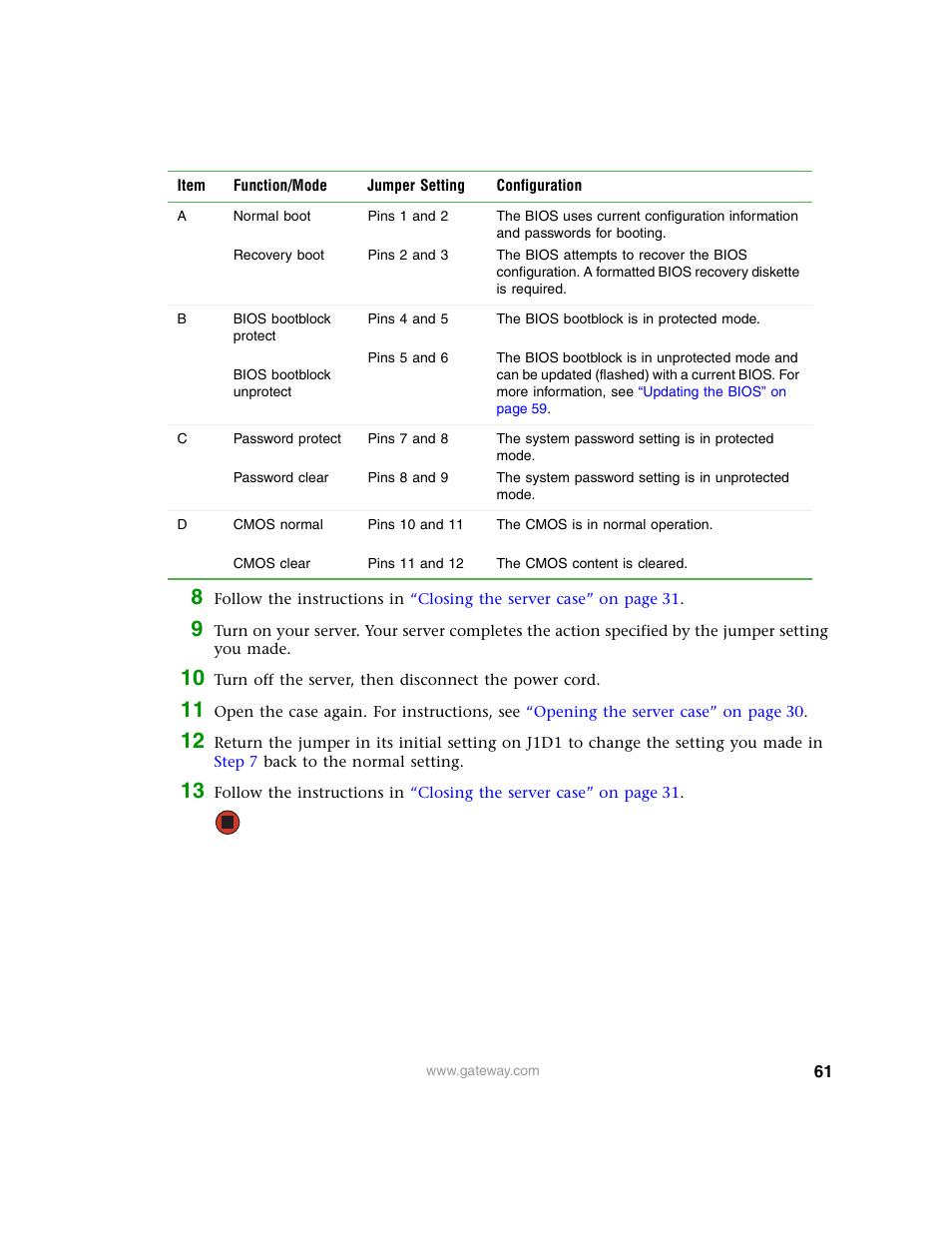 Gateway 9210 User Manual | Page 66 / 106