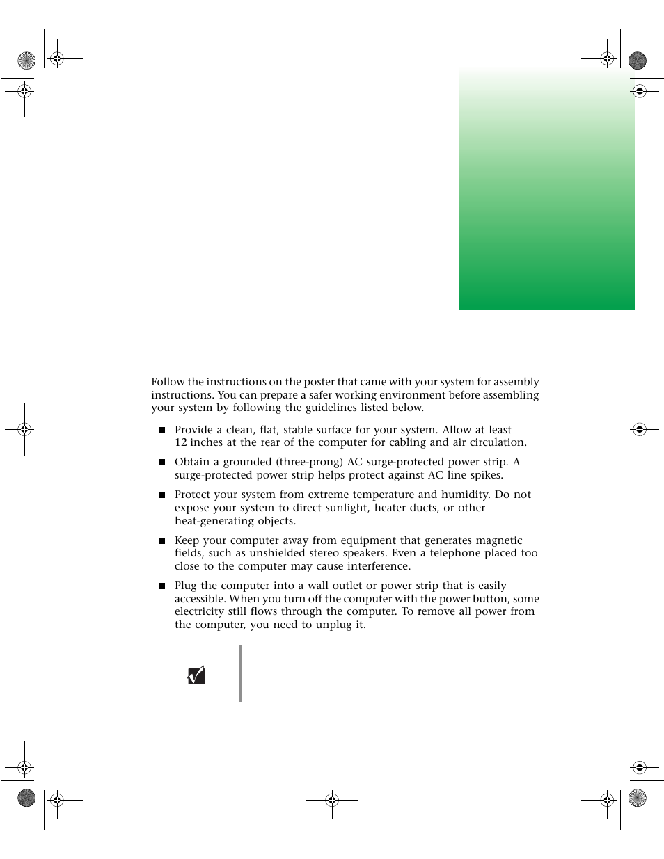 System setup, Setting up your system | Gateway E1400 User Manual | Page 18 / 136