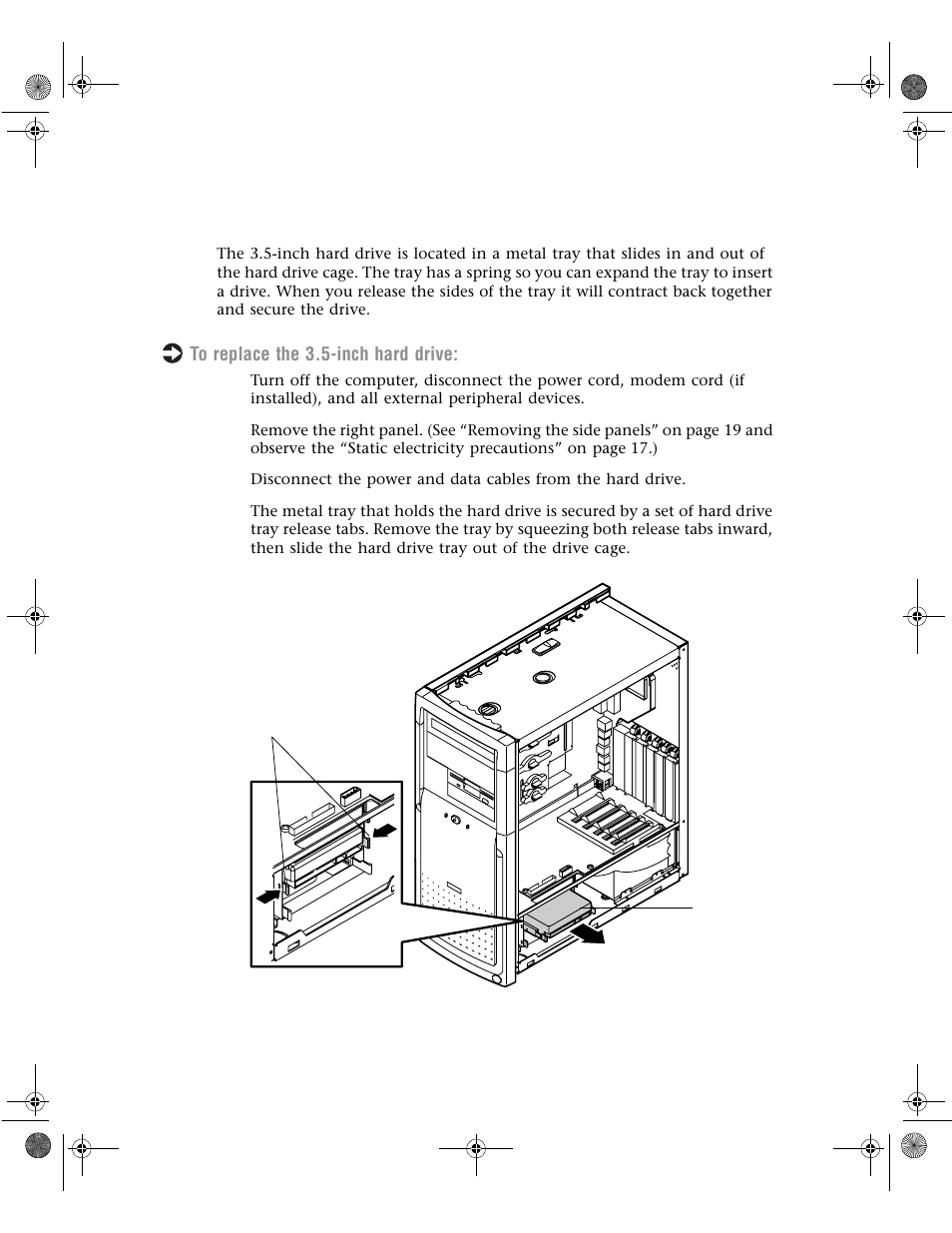 Replacing the hard drive | Gateway E1400 User Manual | Page 45 / 136