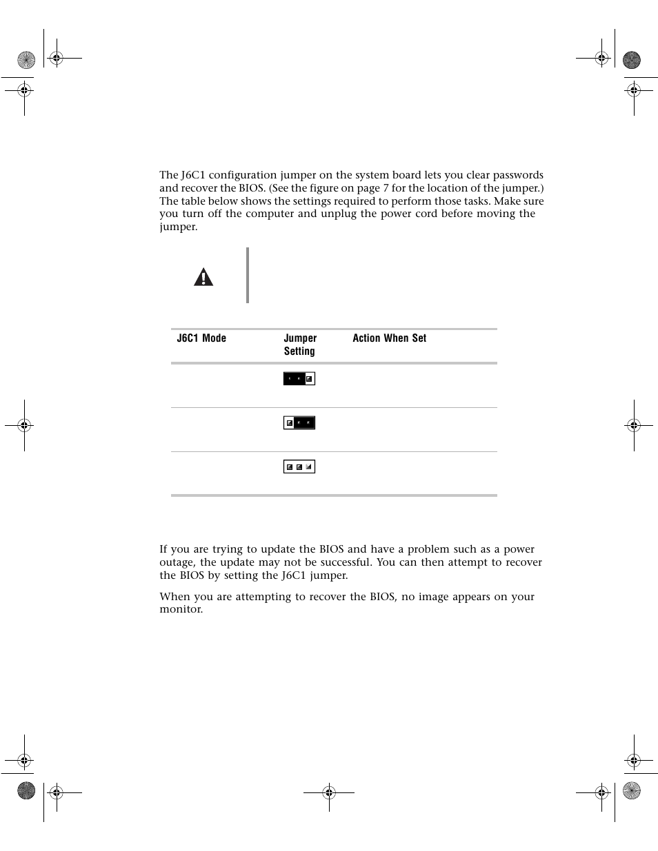 Setting the system board jumpers, Recovery mode | Gateway E1400 User Manual | Page 76 / 136