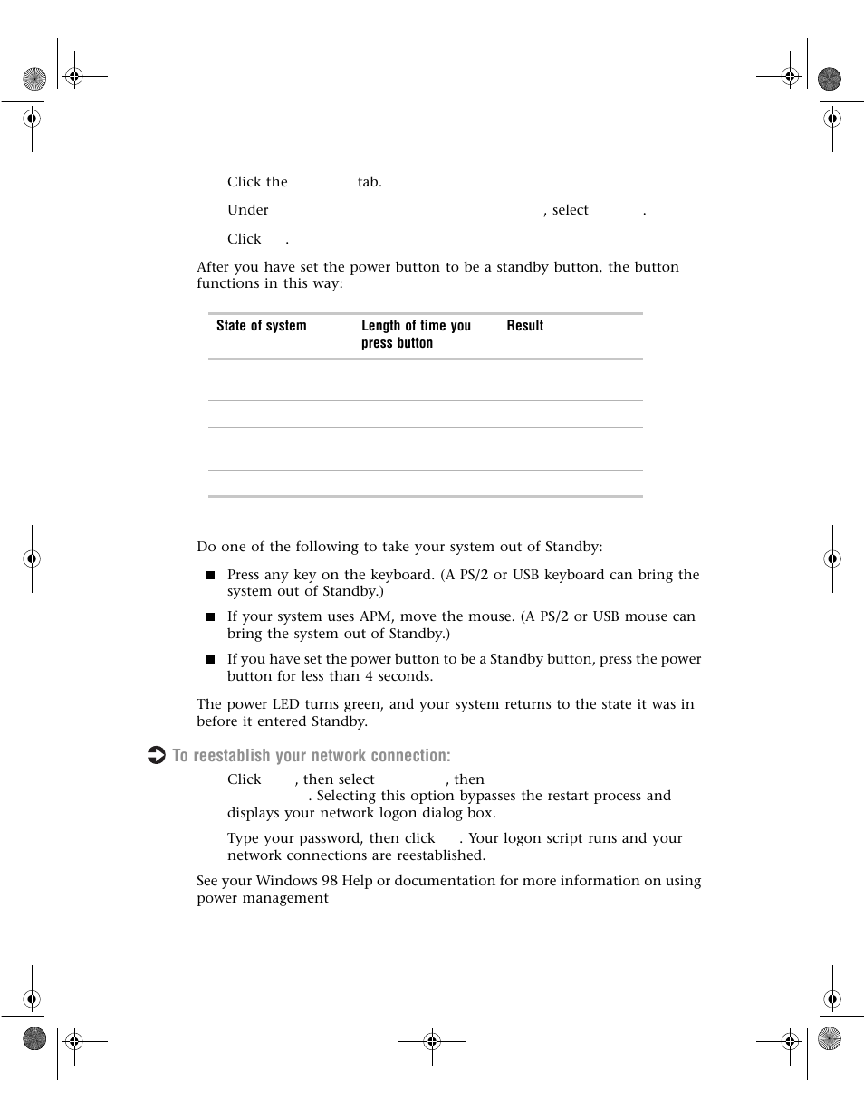 Taking your system out of standby | Gateway E1400 User Manual | Page 93 / 136