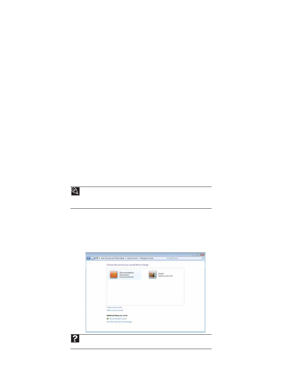 Hardware security, Kensington lock slot, Data security | Startup and hard drive password, Windows user accounts | Gateway FX542XT User Manual | Page 62 / 94