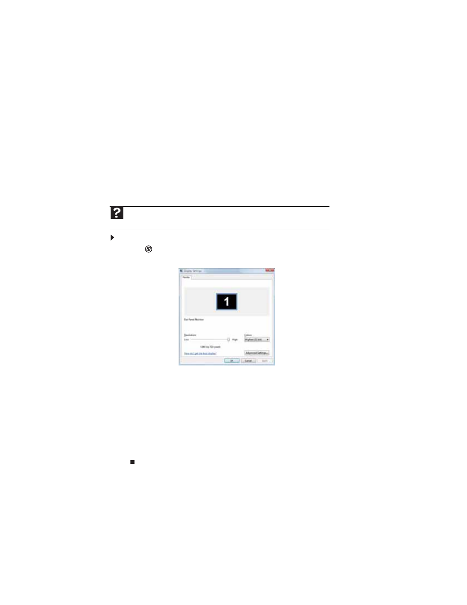 Changing screen settings, Changing color depth and screen resolution, To change the color depth or screen resolution | Gateway FX542XT User Manual | Page 70 / 94