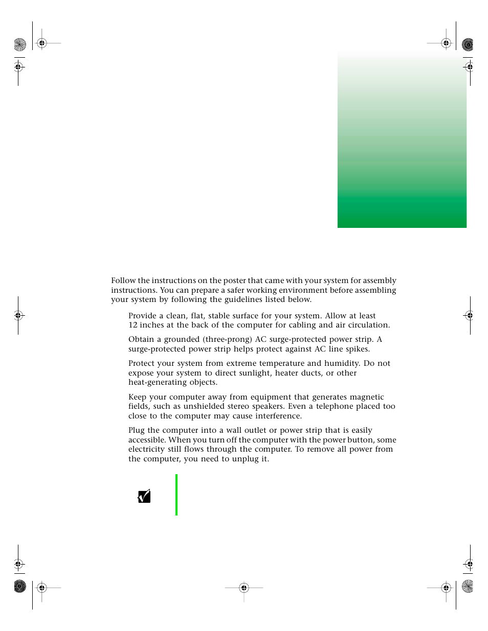 System setup, Setting up your system | Gateway E3400 User Manual | Page 20 / 126