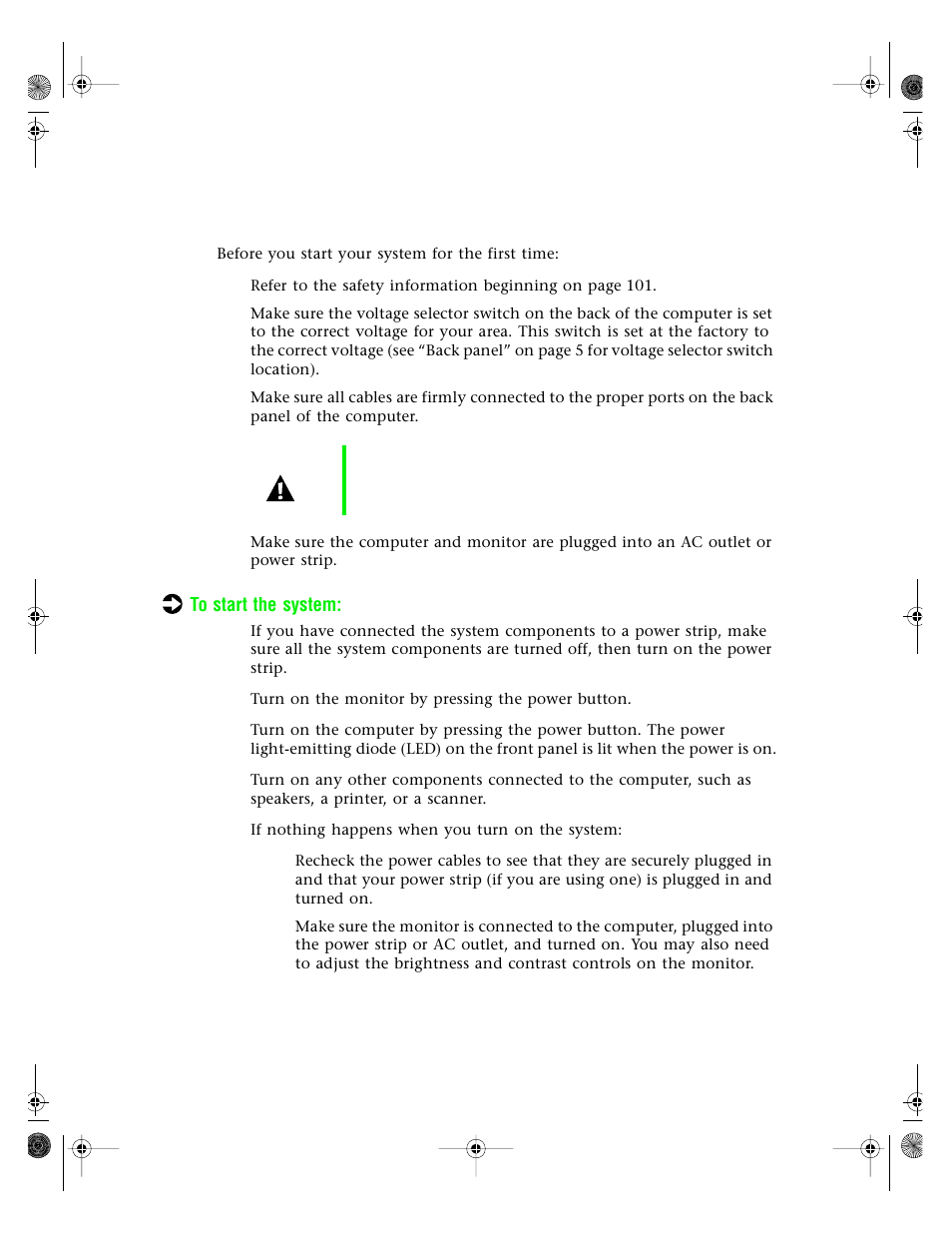 Starting your system | Gateway E3400 User Manual | Page 21 / 126