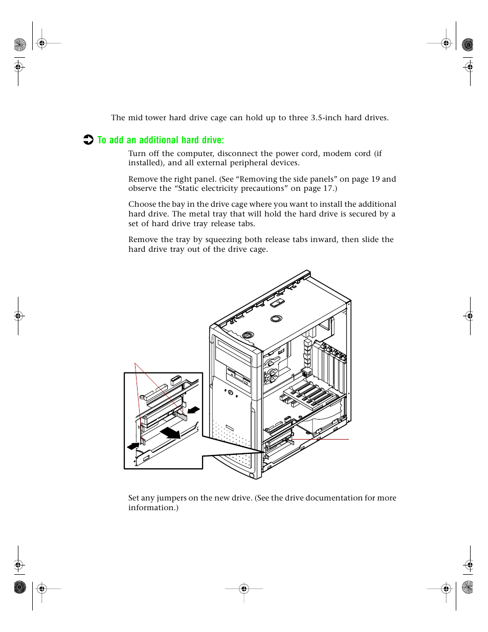 Adding an additional hard drive | Gateway E3400 User Manual | Page 47 / 126