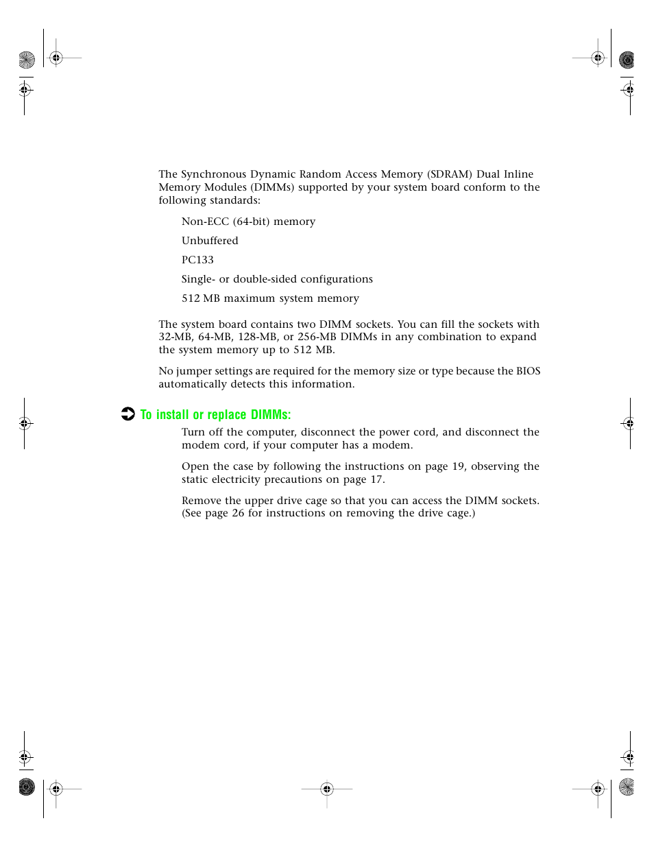 Adding or replacing memory | Gateway E3400 User Manual | Page 50 / 126