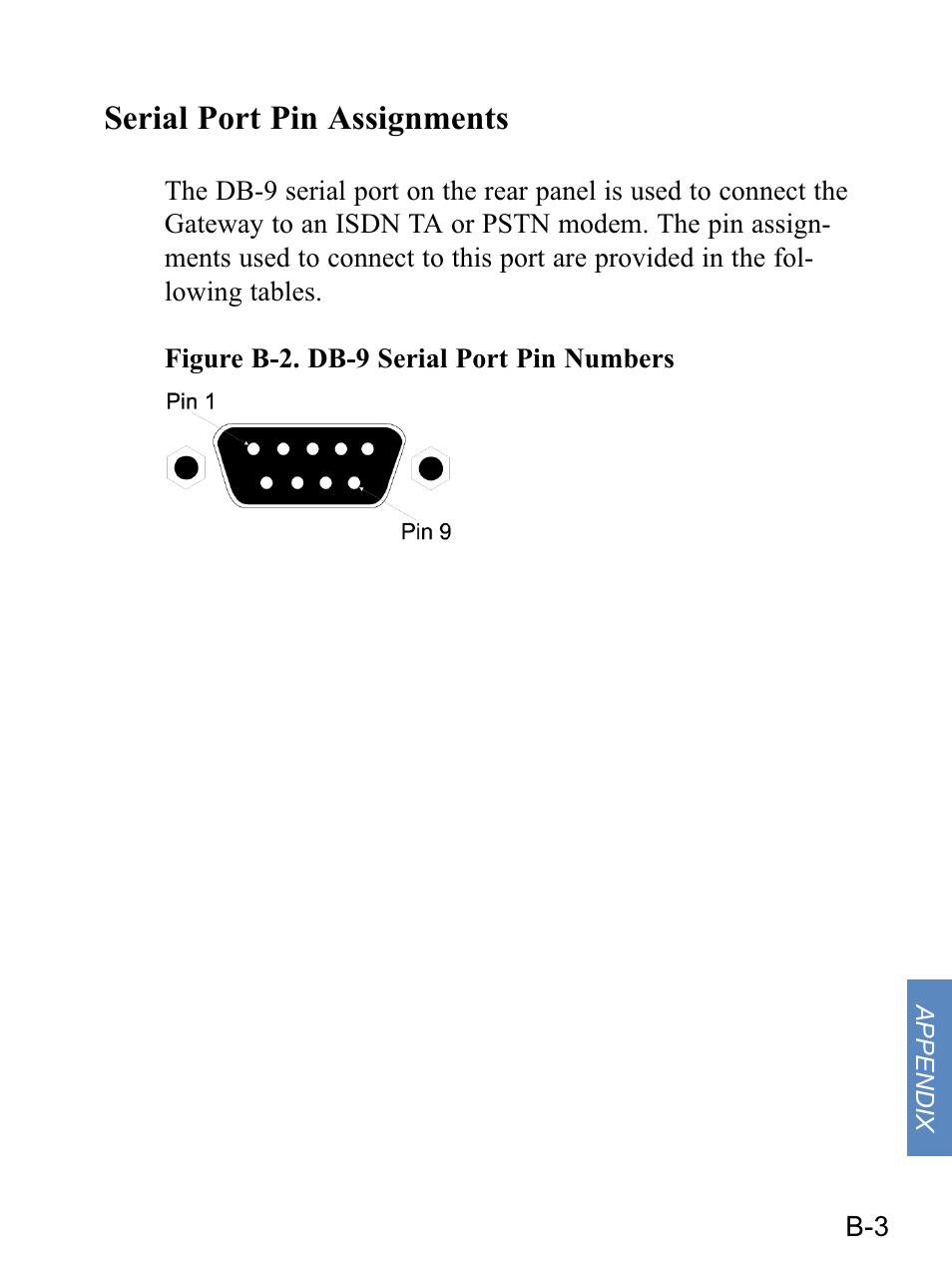 Serial port pin assignments | Gateway none User Manual | Page 102 / 113