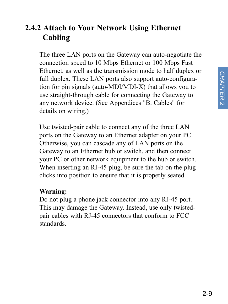 2 attach to your network using ethernet cabling | Gateway none User Manual | Page 20 / 113