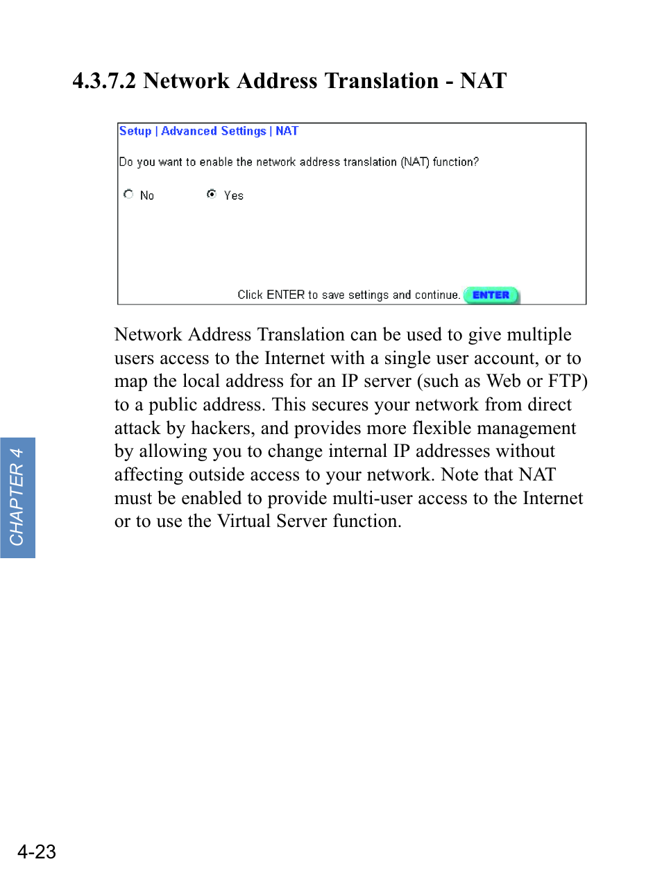 2 network address translation - nat | Gateway none User Manual | Page 59 / 113