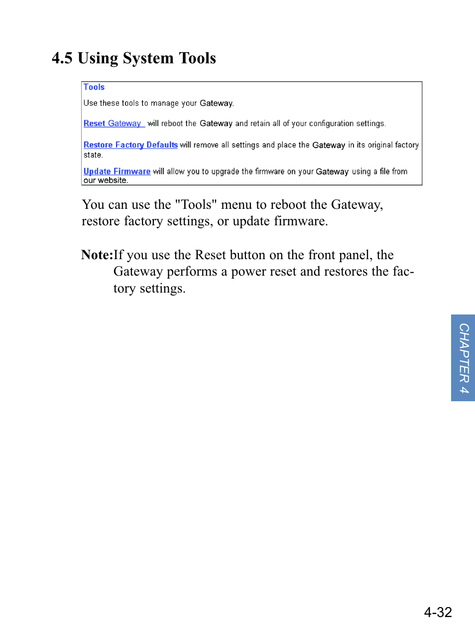 5 using system tools | Gateway none User Manual | Page 68 / 113