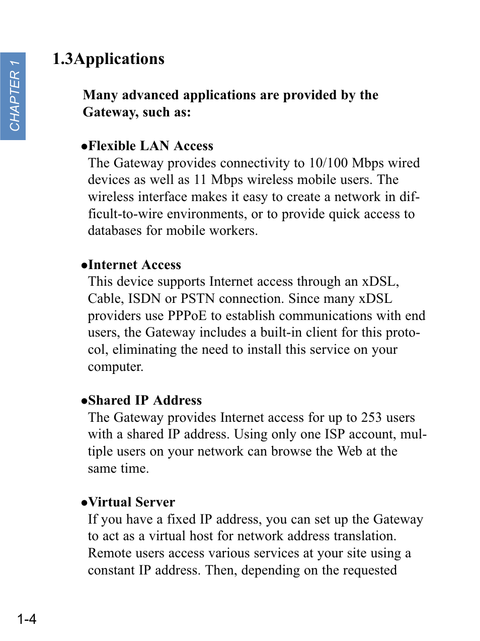 3applications | Gateway none User Manual | Page 9 / 113