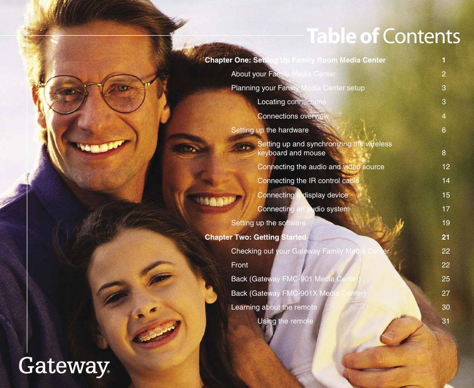 Gateway 901 Series User Manual | Page 3 / 116