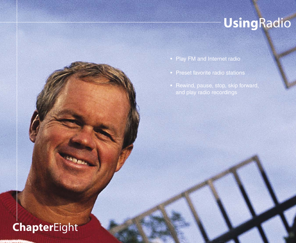 Using radio, Chapter eight | Gateway 901 Series User Manual | Page 83 / 116