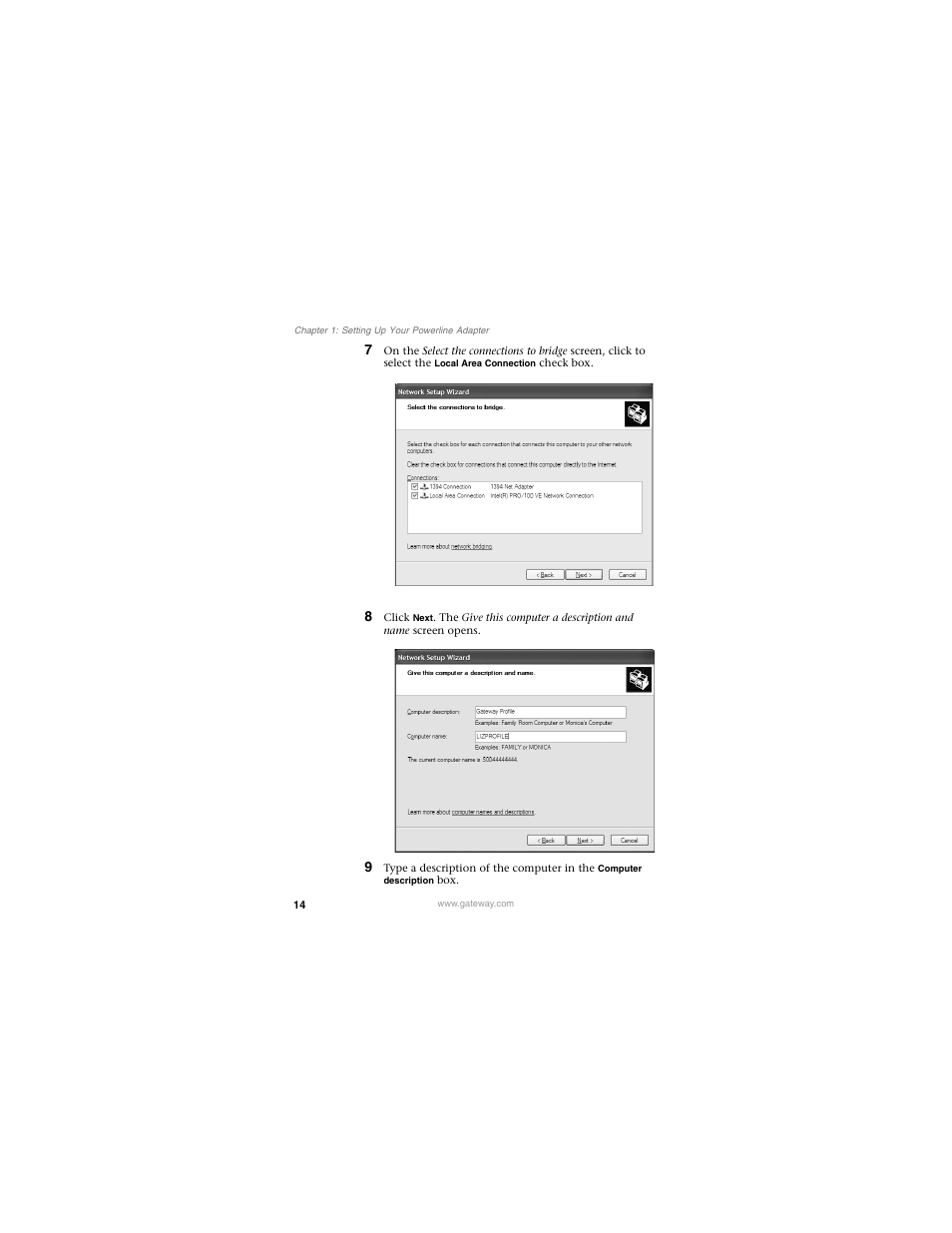 Gateway PLU-300 User Manual | Page 18 / 68