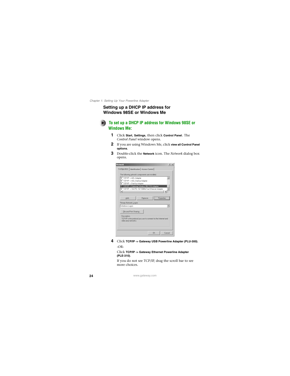 Gateway PLU-300 User Manual | Page 28 / 68