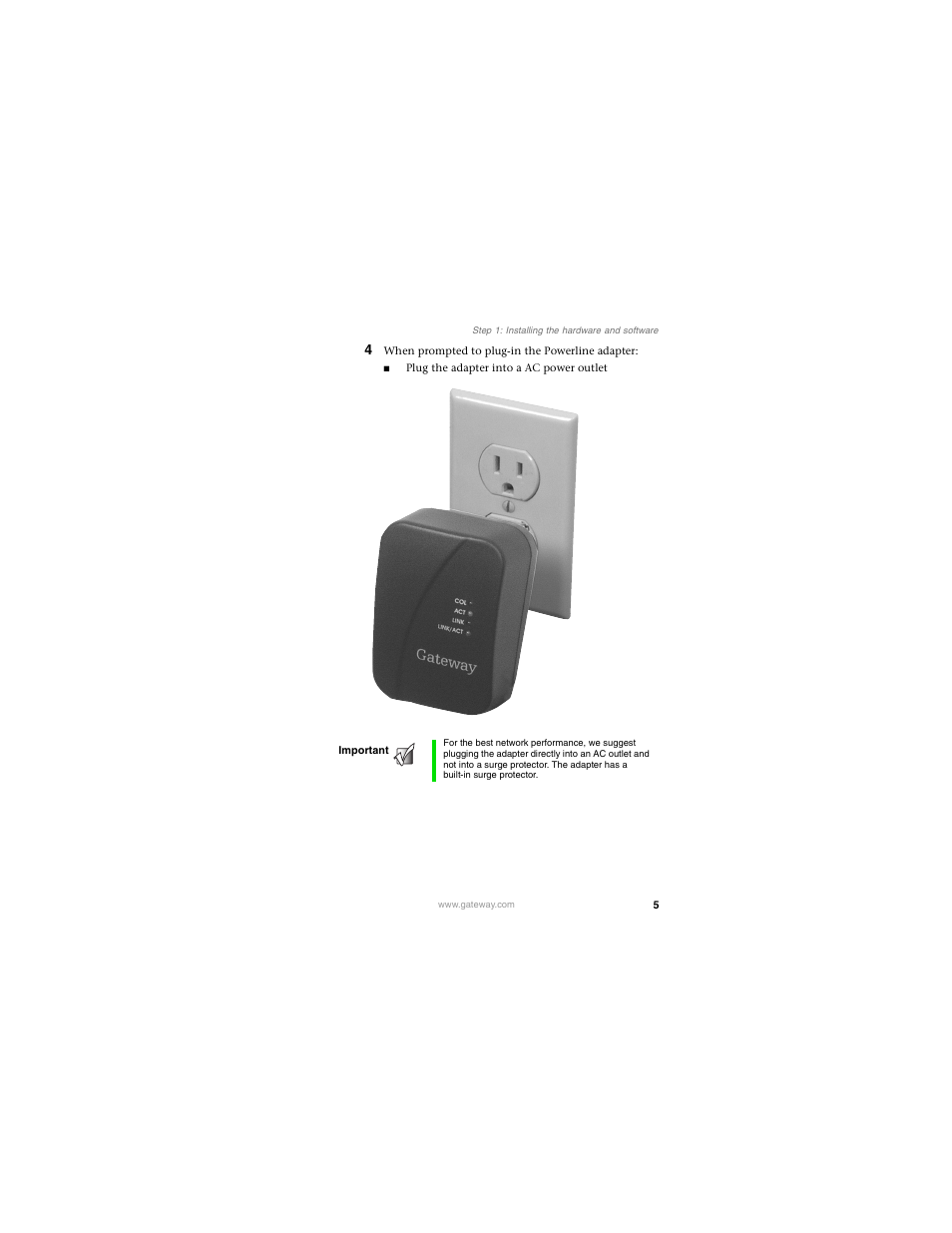 Gateway PLU-300 User Manual | Page 9 / 68