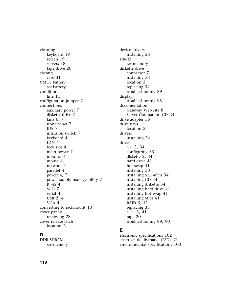 Gateway 960 User Manual | Page 123 / 130