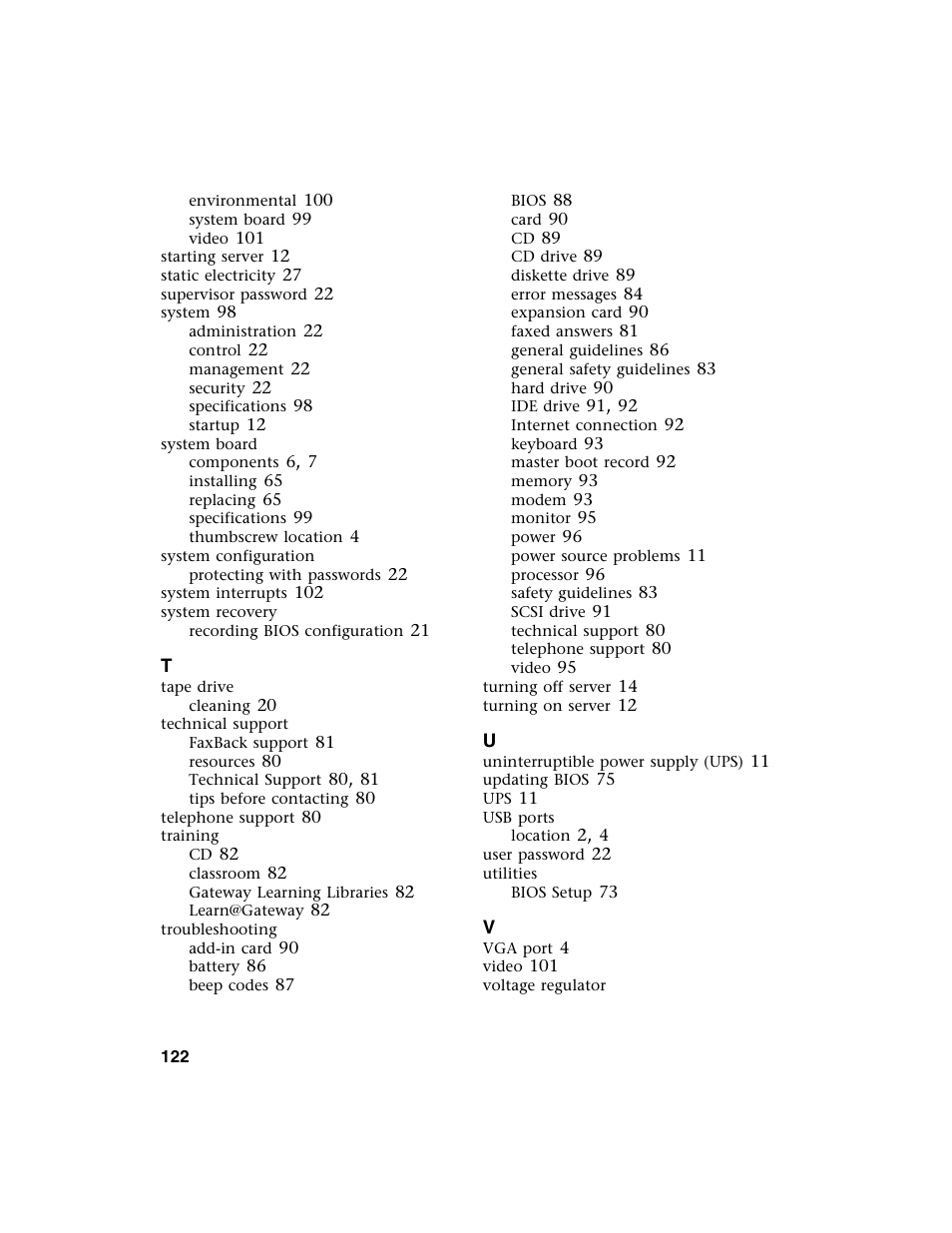 Gateway 960 User Manual | Page 127 / 130