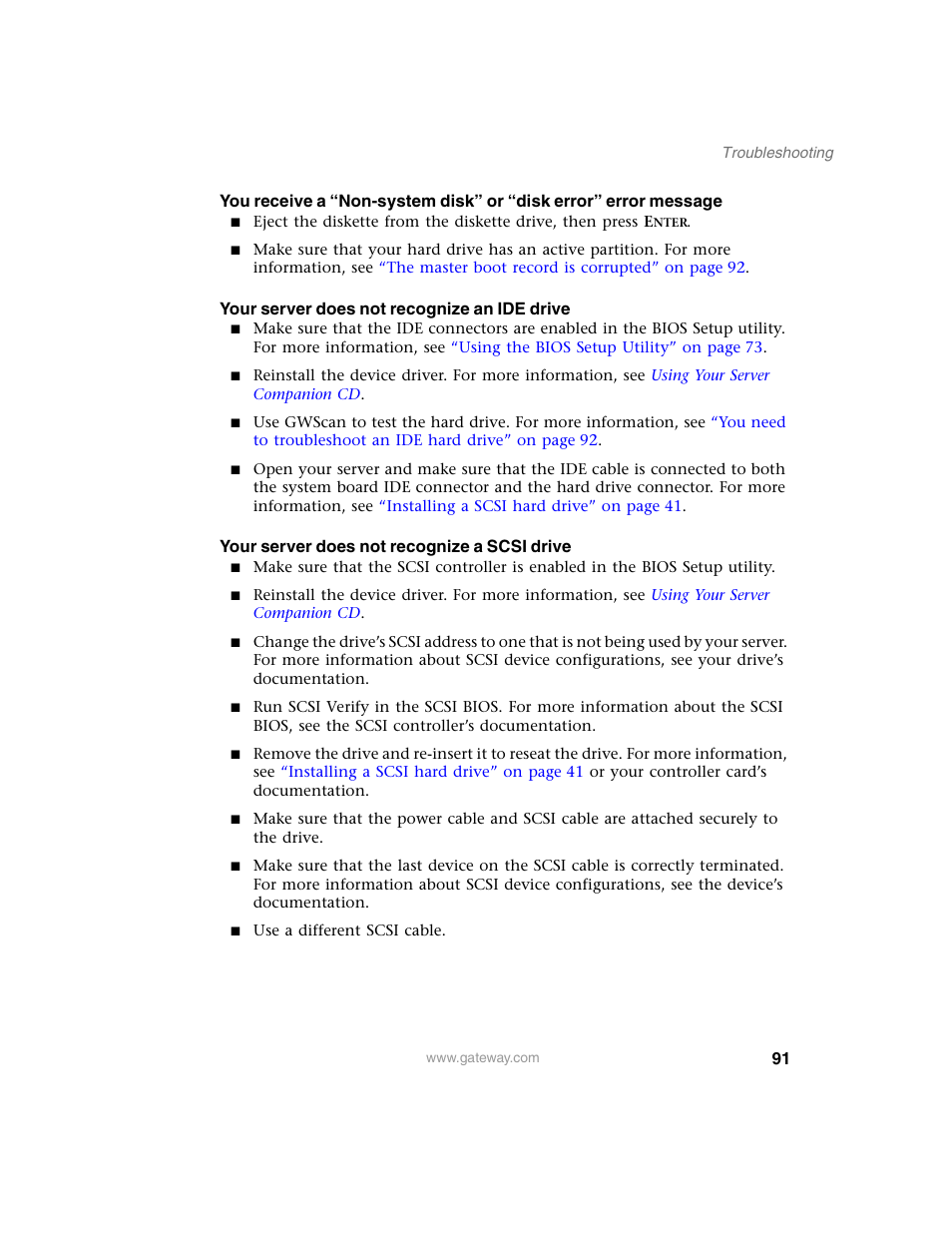 Your | Gateway 960 User Manual | Page 96 / 130
