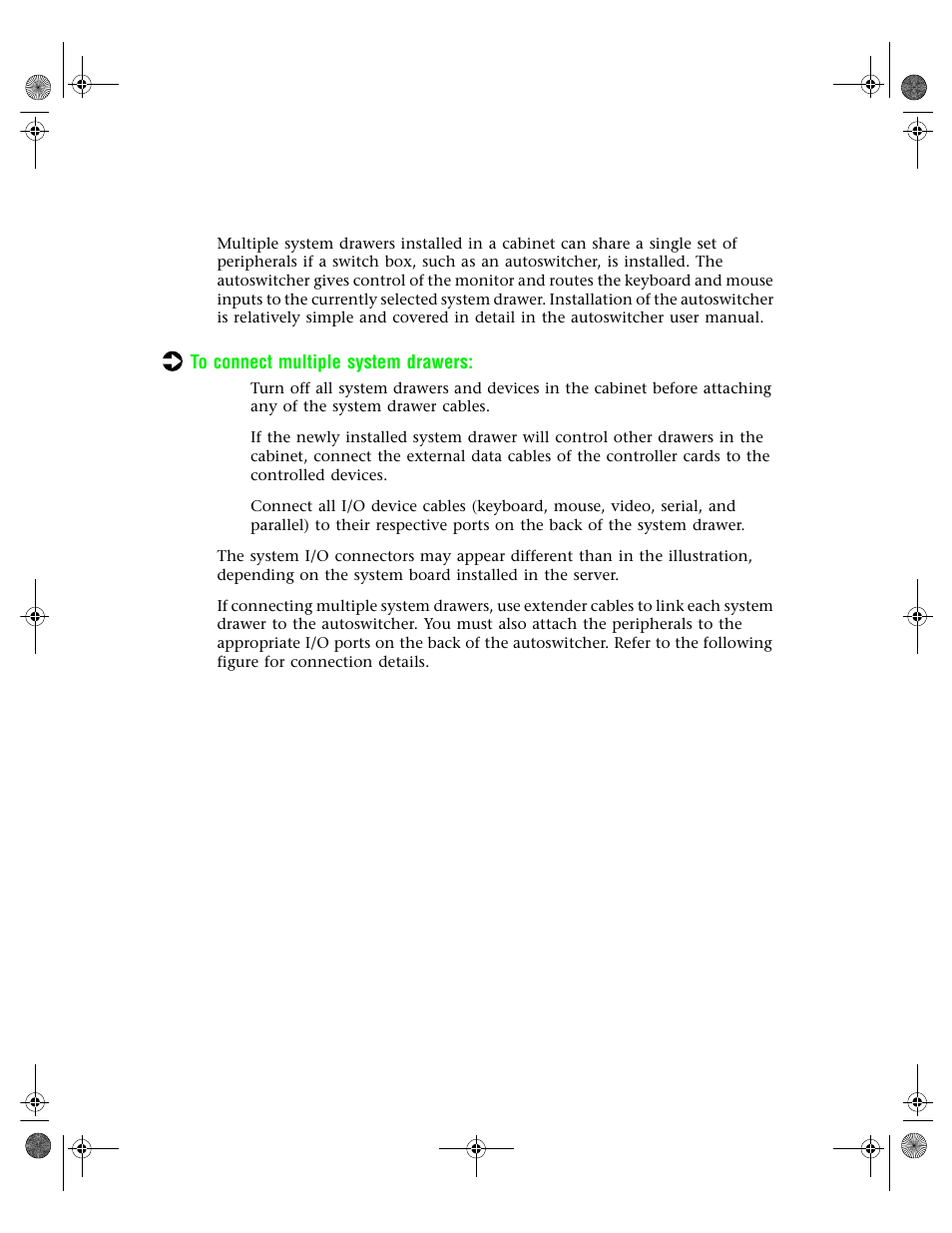 Connecting multiple system drawers | Gateway 7250R User Manual | Page 21 / 26