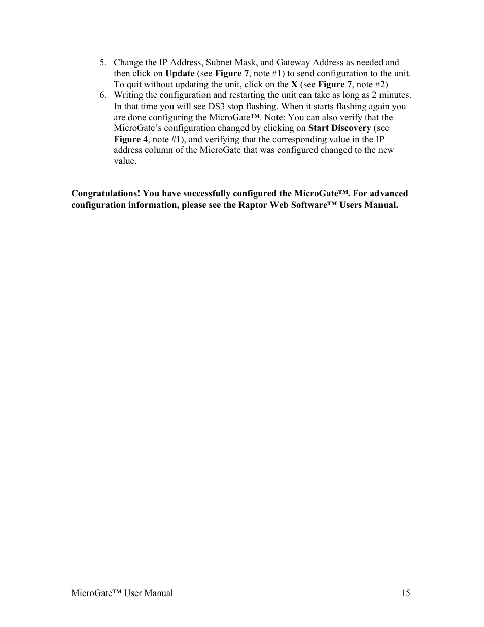 Gateway MicroGate MG1-1000 User Manual | Page 15 / 18