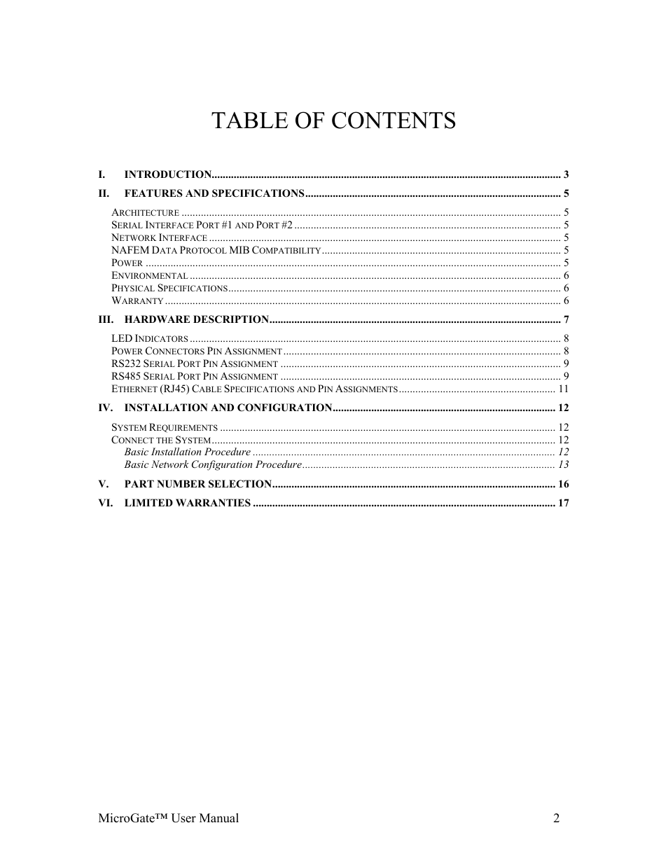 Gateway MicroGate MG1-1000 User Manual | Page 2 / 18