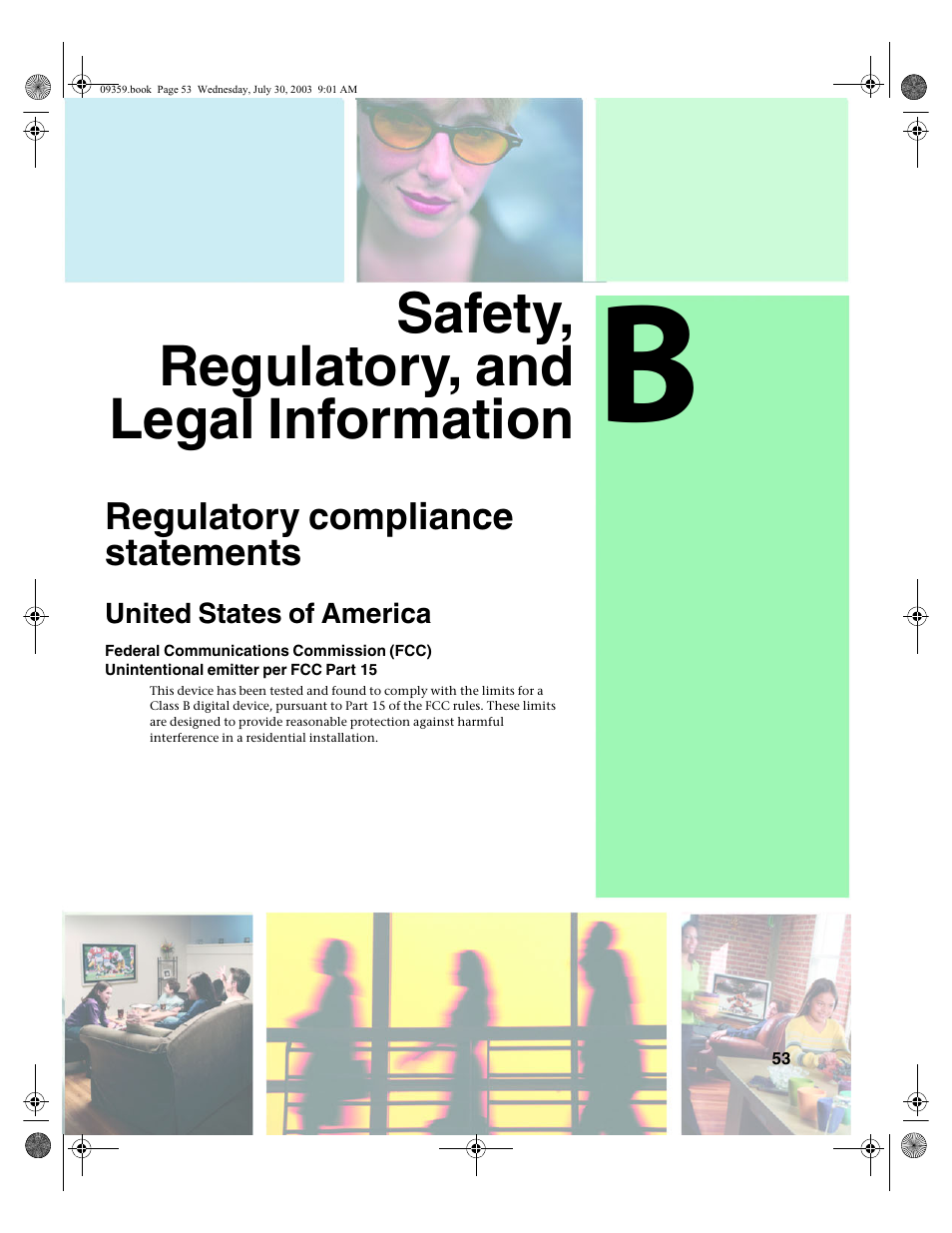 Safety, regulatory, and legal information | Gateway Flat Panel Television User Manual | Page 57 / 68