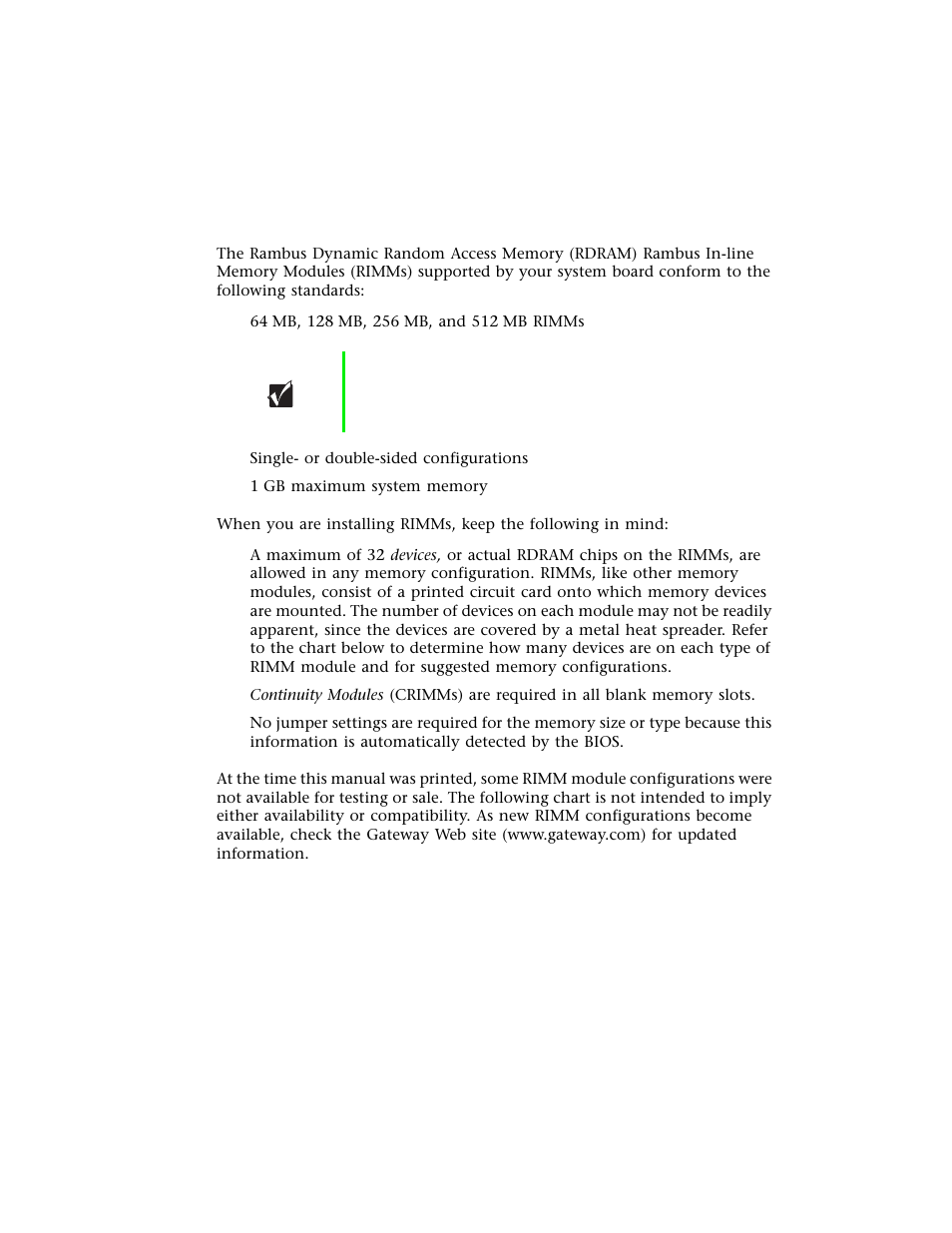 Adding or replacing memory | Gateway E-4400 User Manual | Page 45 / 118